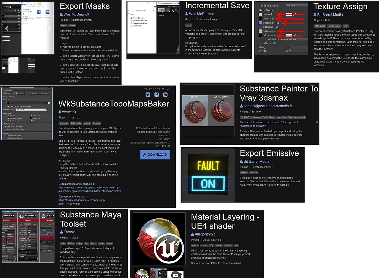 Substance Painter 材质包(下)(附资源下载链接)