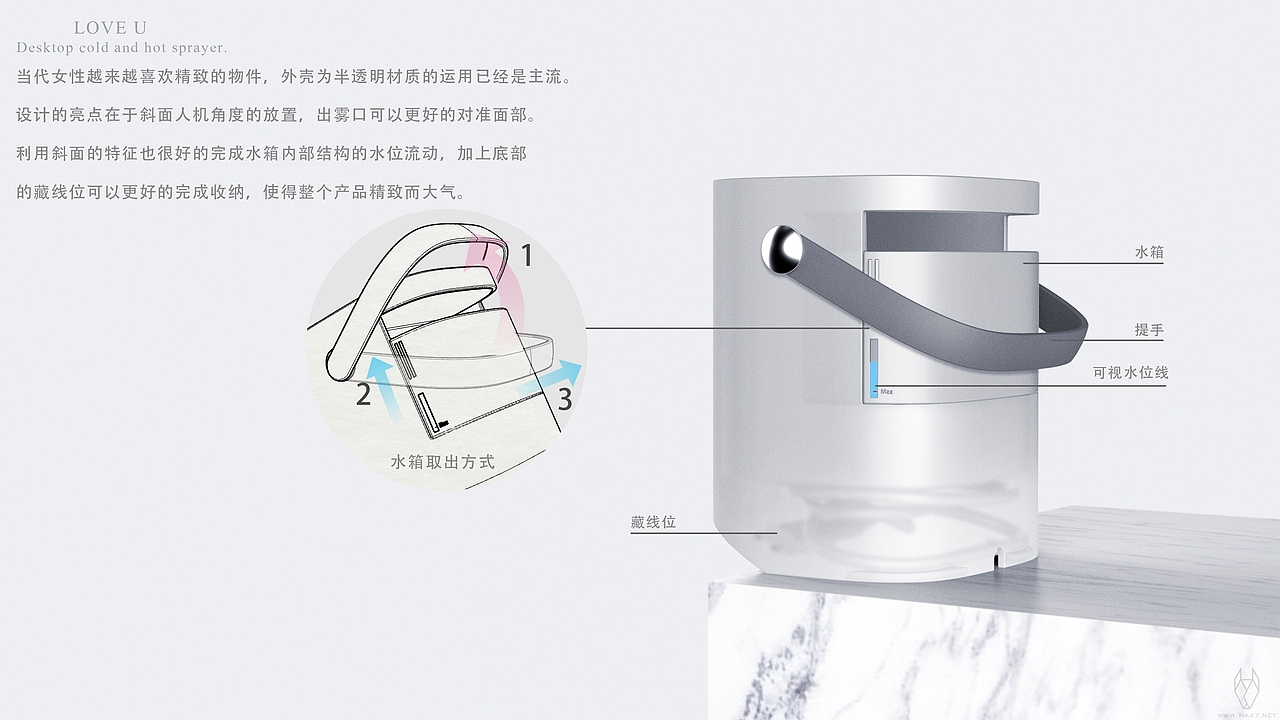 哈士奇设计作品 - 蒸脸器