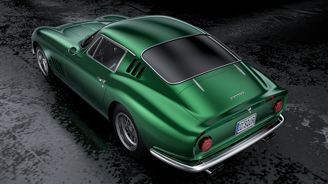 法拉利275GT渲染（图ZMjAxMzI5OTM2） - 机械/交通 - 站酷设计师咸鱼__原创素材 - 站酷ZCOOL