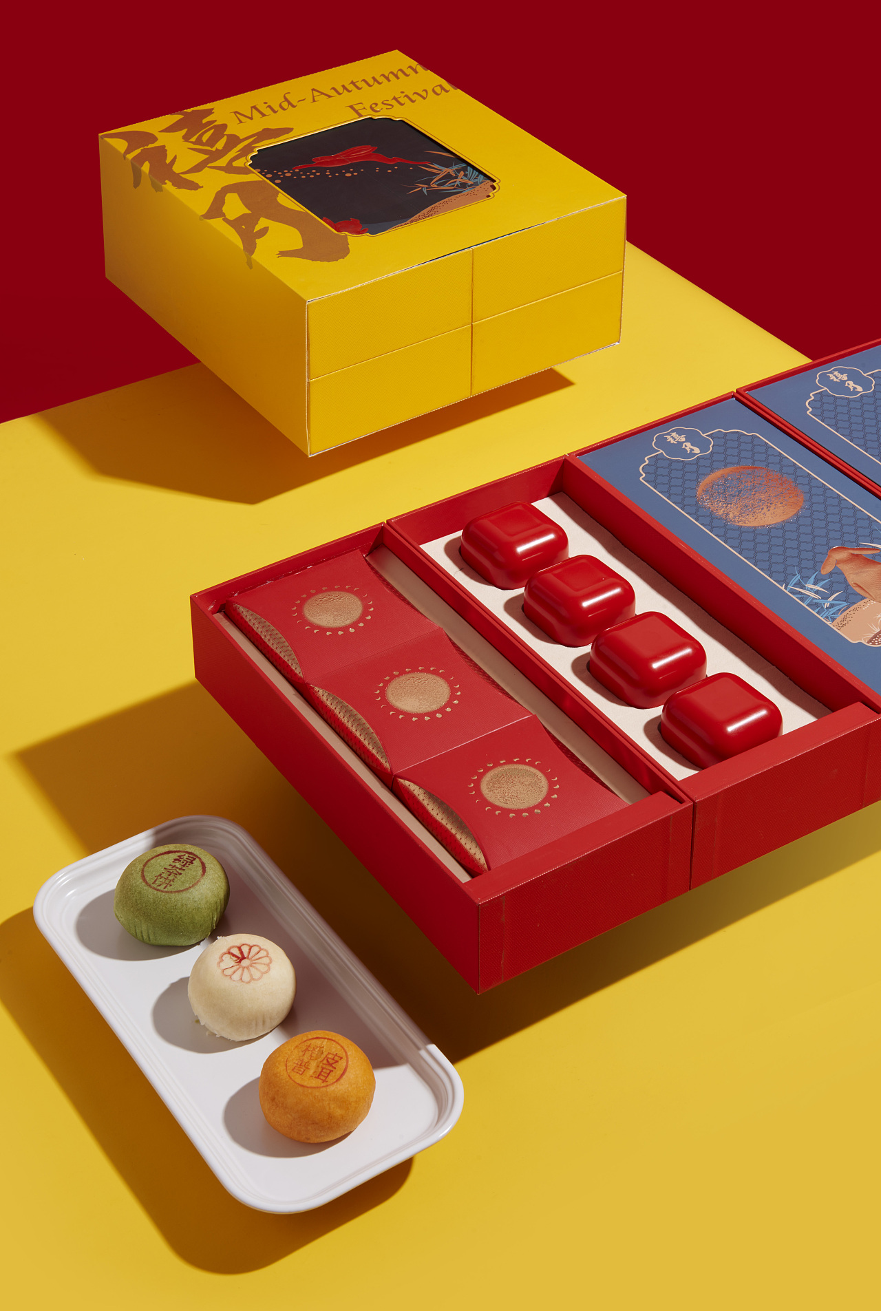 月饼礼盒包装拍摄