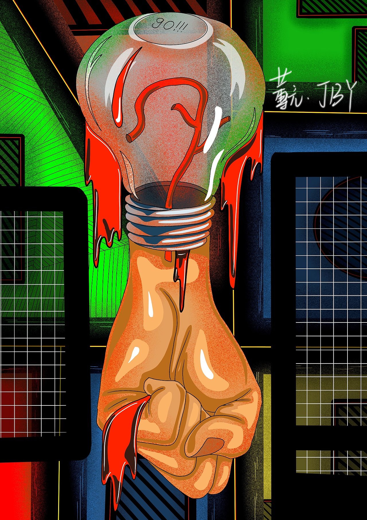 环境保护 插画（图ZMjU4NjUzNDEy） - 其他平面 - 站酷设计师哇十三月原创素材 - 站酷ZCOOL
