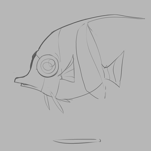 画鱼的小教程 （很长时间没用SAI画东西了 最近练练手 自己yy一下 后面有步骤 ）（图ZNDc1NzMyOA==） - 概念设定 - 站酷设计师磨叽的喵星人原创素材 - 站酷ZCOOL