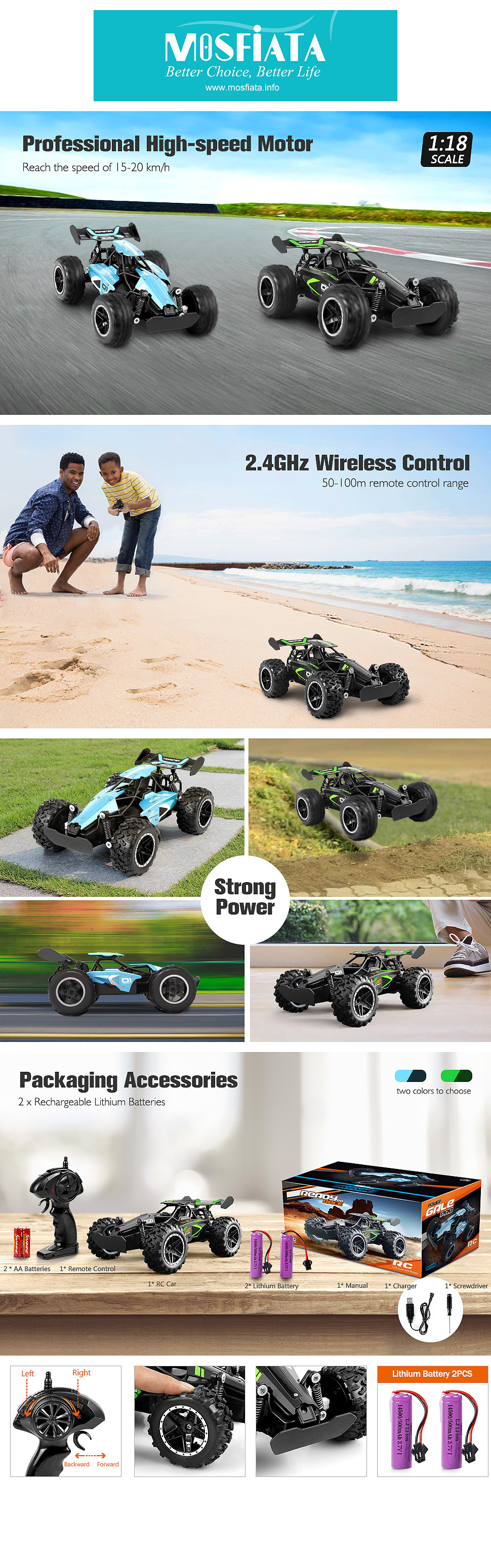 玩具车 详情与A+