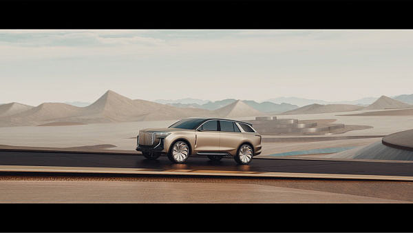 2019法兰克福国际车展红旗纯电动SUV概念车E115发布会