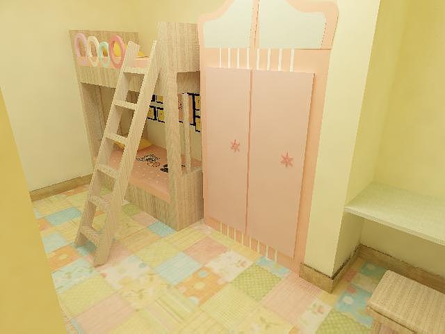 刚开始的3D作业，家具纯手工，喜欢粉粉的小公举房间（图ZOTQ3MjQyNjg=） - 家装设计 - 站酷设计师念念超级超人原创素材 - 站酷ZCOOL