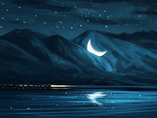 第31夜：~~夜色溫柔~~（個人主頁-ZMzk1MTgxMDA=） - 繪本 - 站酷設(shè)計(jì)師超J馬里奧原創(chuàng)素材 - 站酷ZCOOL