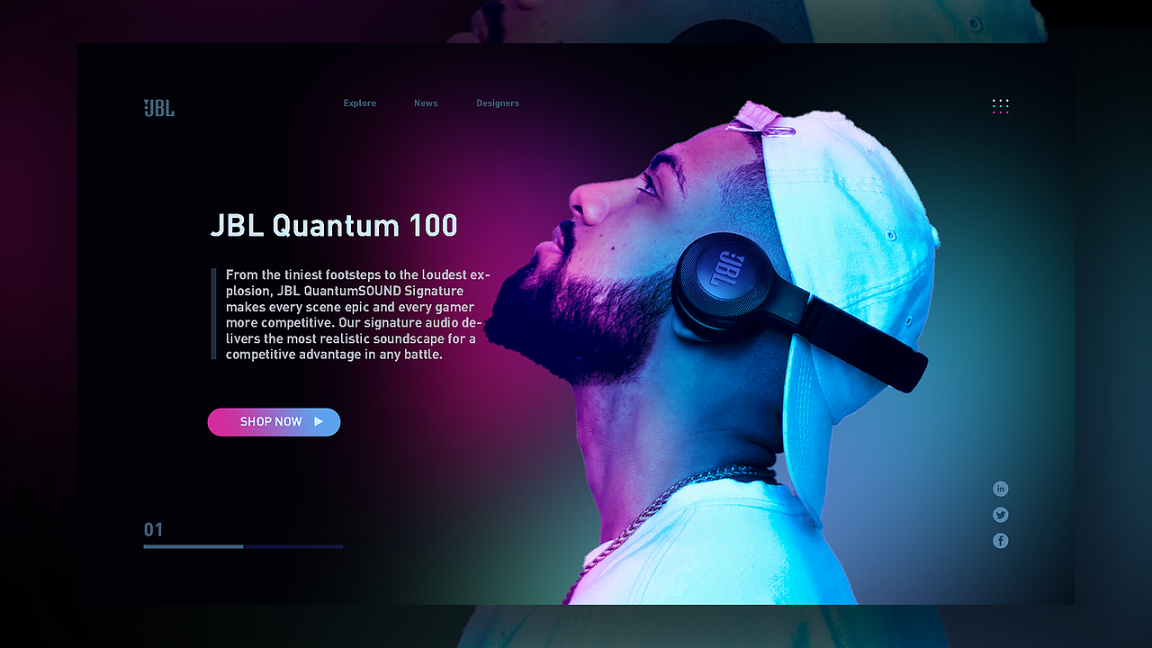 Headset Web design（图ZMjE1NTE4Mjg4） - 电商 - 站酷设计师toggi原创素材 - 站酷ZCOOL