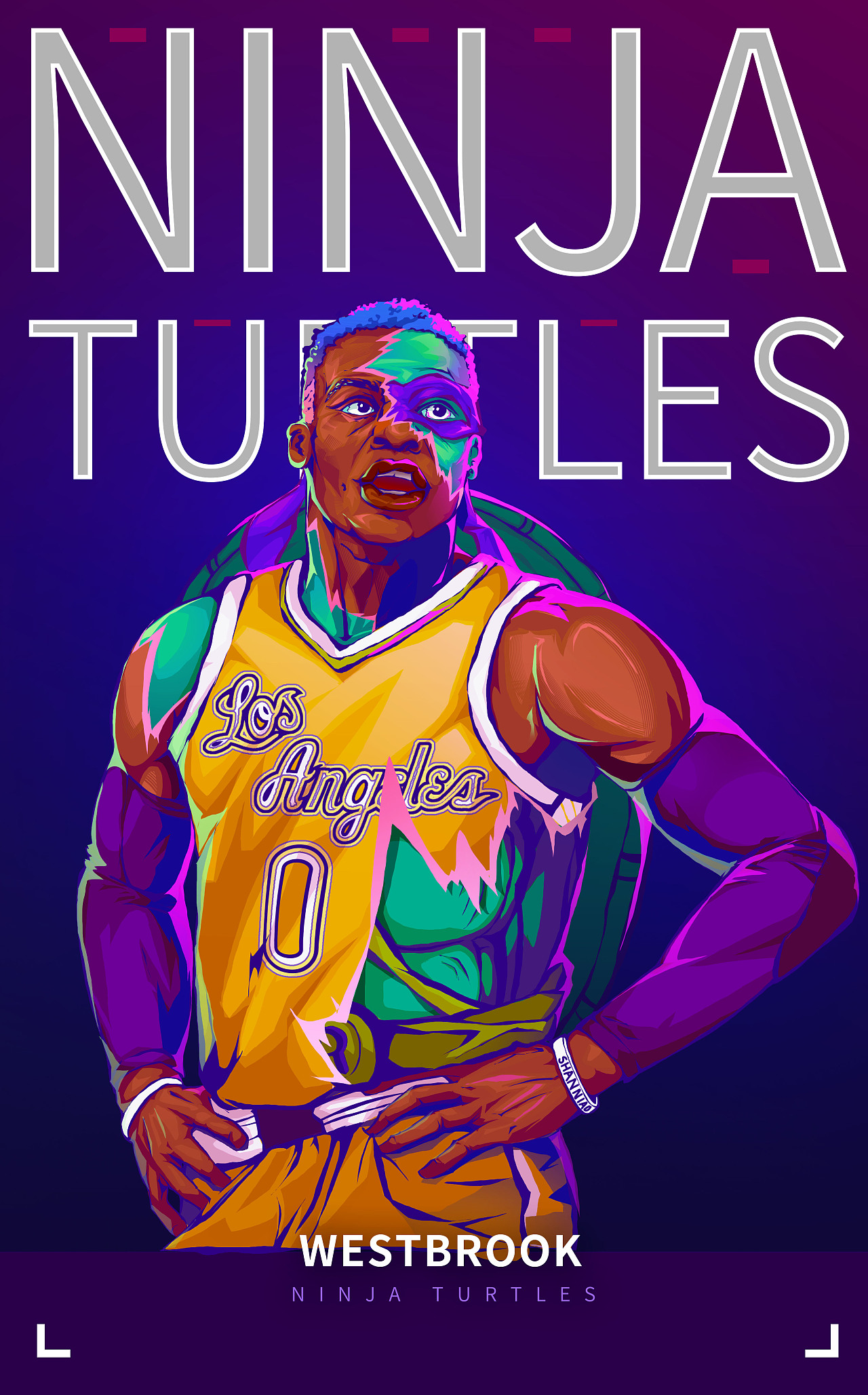 插画维斯布鲁克《ninja turtles》|插画|商业插画|山