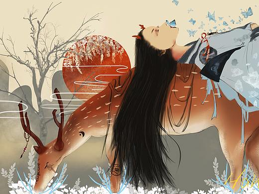 鹿于冥想（个人主页-ZMzg2NzYwMjQ=） - 创作习作 - 站酷设计师小奇怪啊原创素材 - 站酷ZCOOL