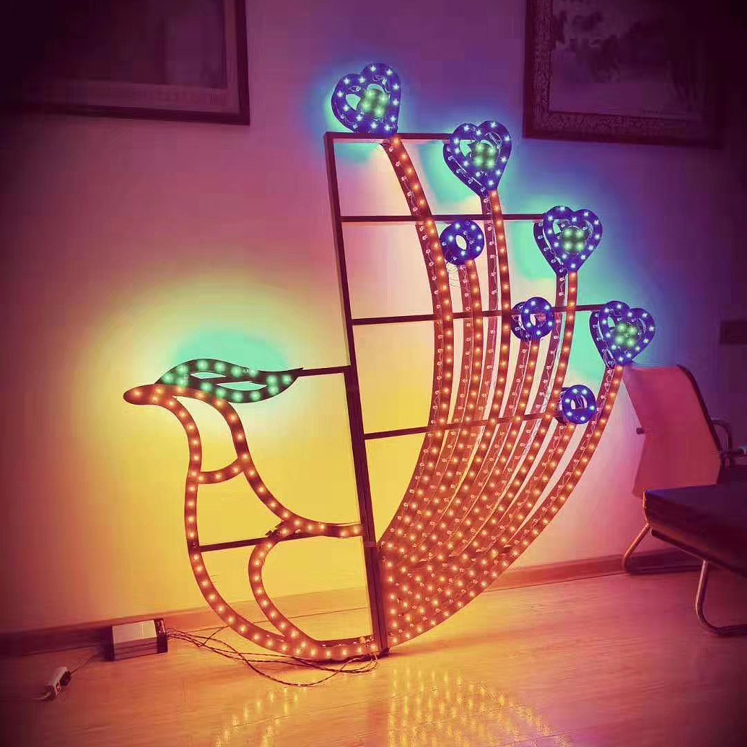 led灯杆造型亮化装饰