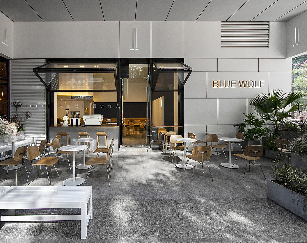 城市狩獵者--BLUE WOLF咖啡（圖ZMjQ0NDM2NTMy） - 酒店餐飲設(shè)計 - 站酷設(shè)計師ARCHIHOPE朱海博原創(chuàng)素材 - 站酷ZCOOL