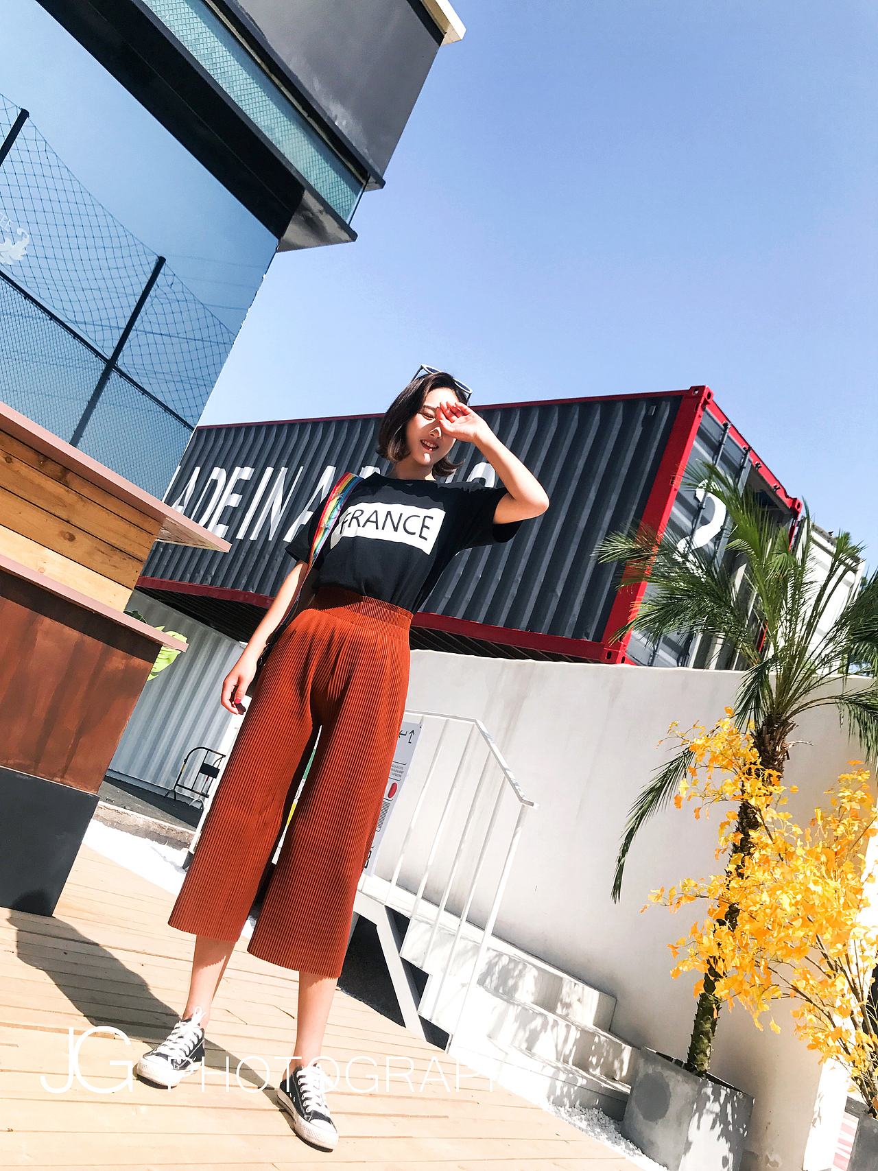 休闲时尚女裤拍摄