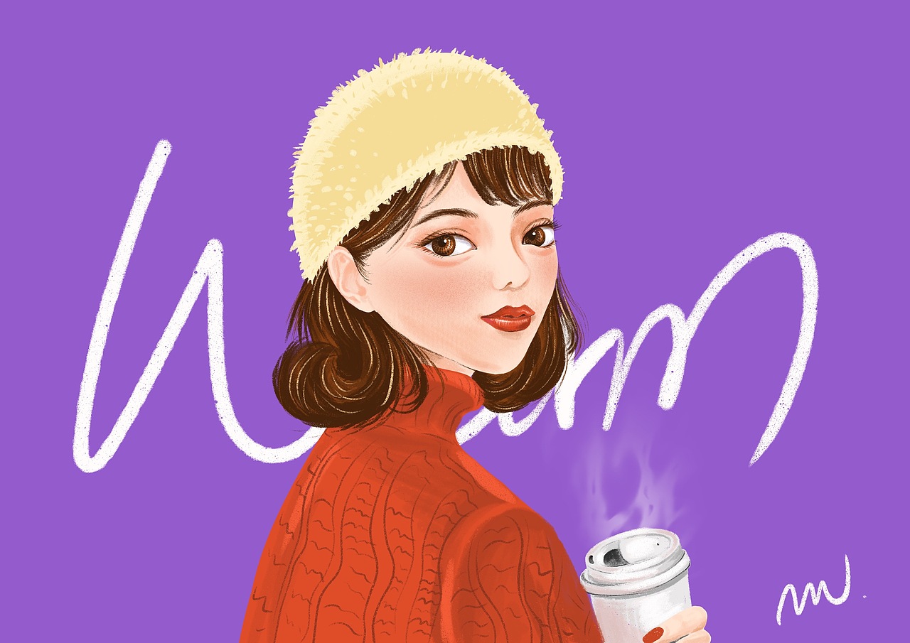 人物头像插画（女生版）（图ZMjAyNDQ4MzA0） - 创作习作 - 站酷设计师二雯Mw原创素材 - 站酷ZCOOL