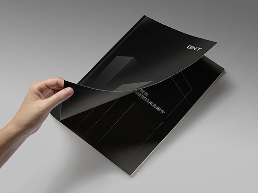 一套黑色建筑材料企业品牌画册