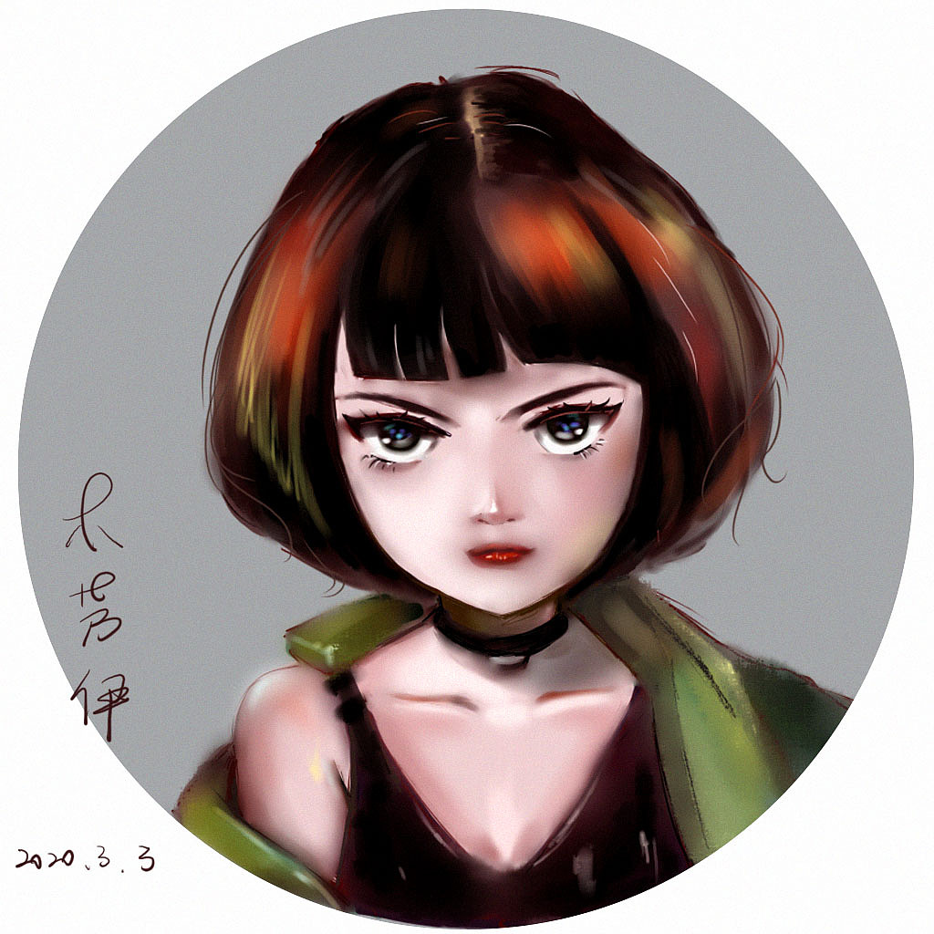 半厚涂,头像练习