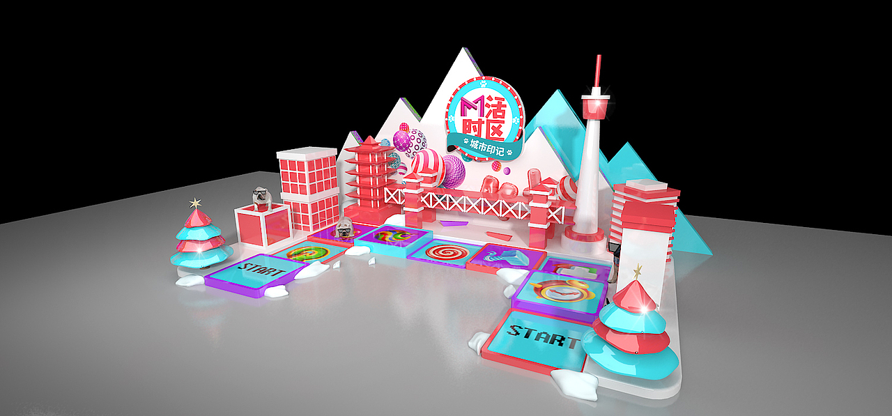 武汉M+商场圣诞枪毙稿件（图ZMjA2NzcxMDY4） - 展陈设计 - 站酷设计师LEEeeeeze原创素材 - 站酷ZCOOL