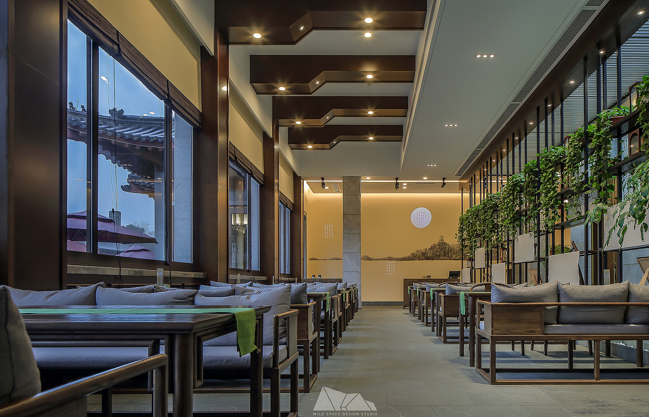 雷峰塔藕香居中式茶餐厅-室内-空间|空间|家装设计|卧野空间设计