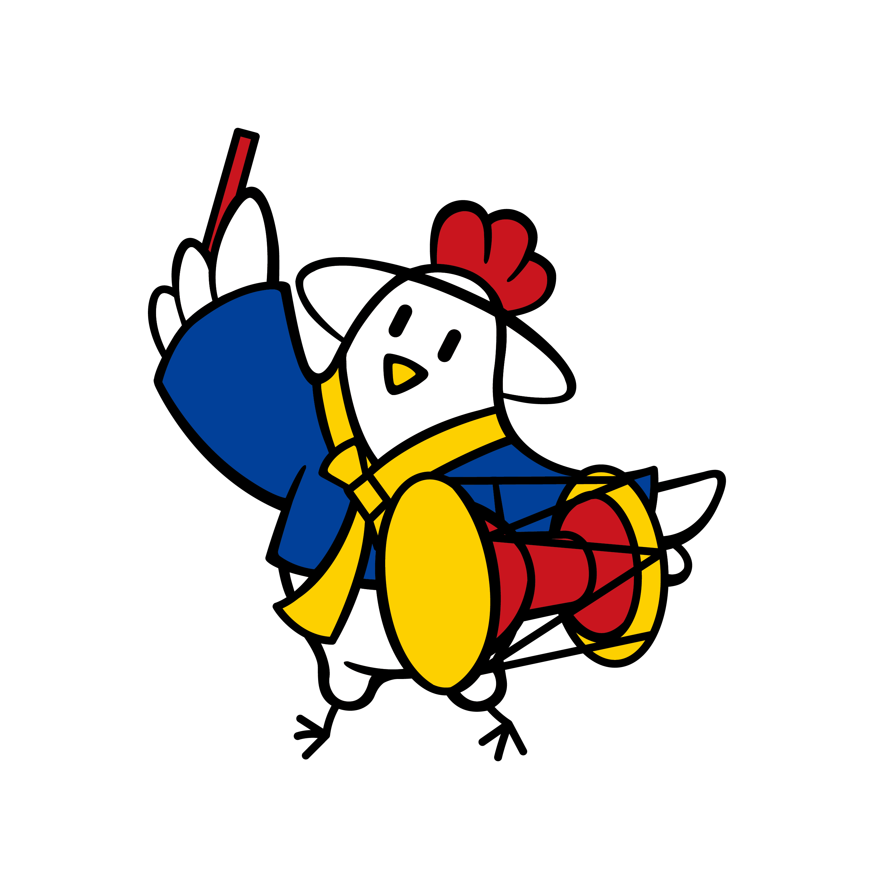 相思鸟参鸡汤ip形象和店铺插画