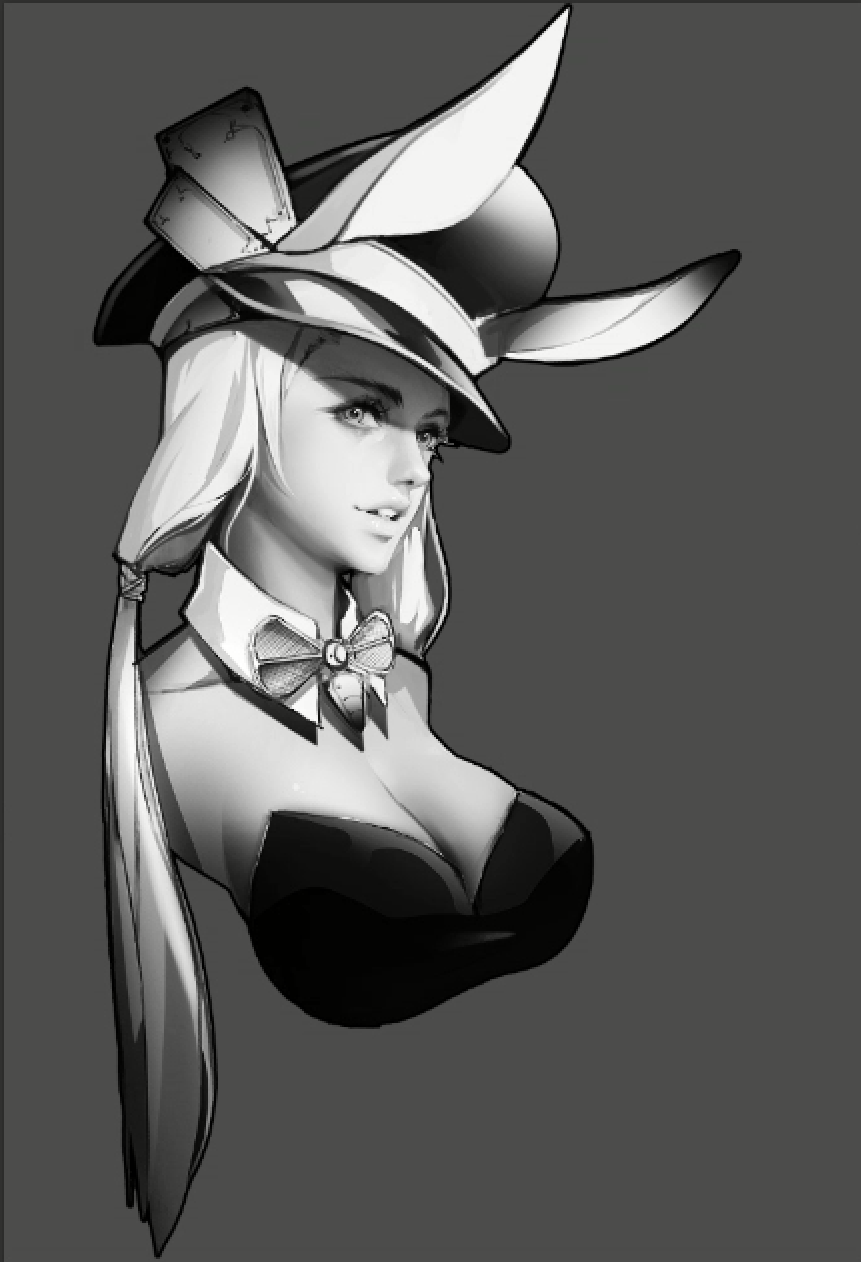 板画原画基础教程-给画面上颜色(一)-筱筱桦