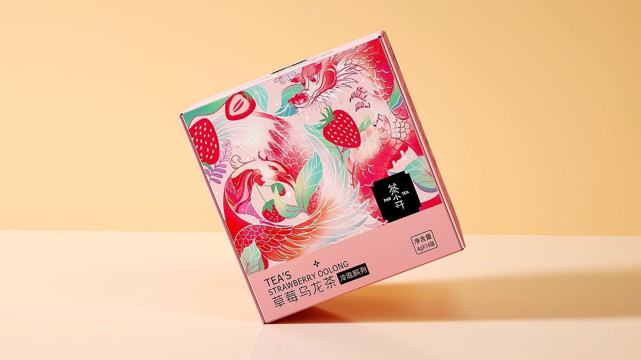 乌龙茶饮品系类包装设计（图ZMjk1ODU5MDky） - 包装 - 站酷设计师儒君爱插画原创素材 - 站酷ZCOOL