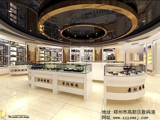 眼镜店装修，展柜设计生产，
