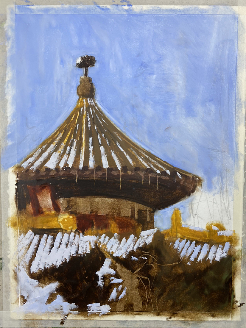 近期一些油画棒作品