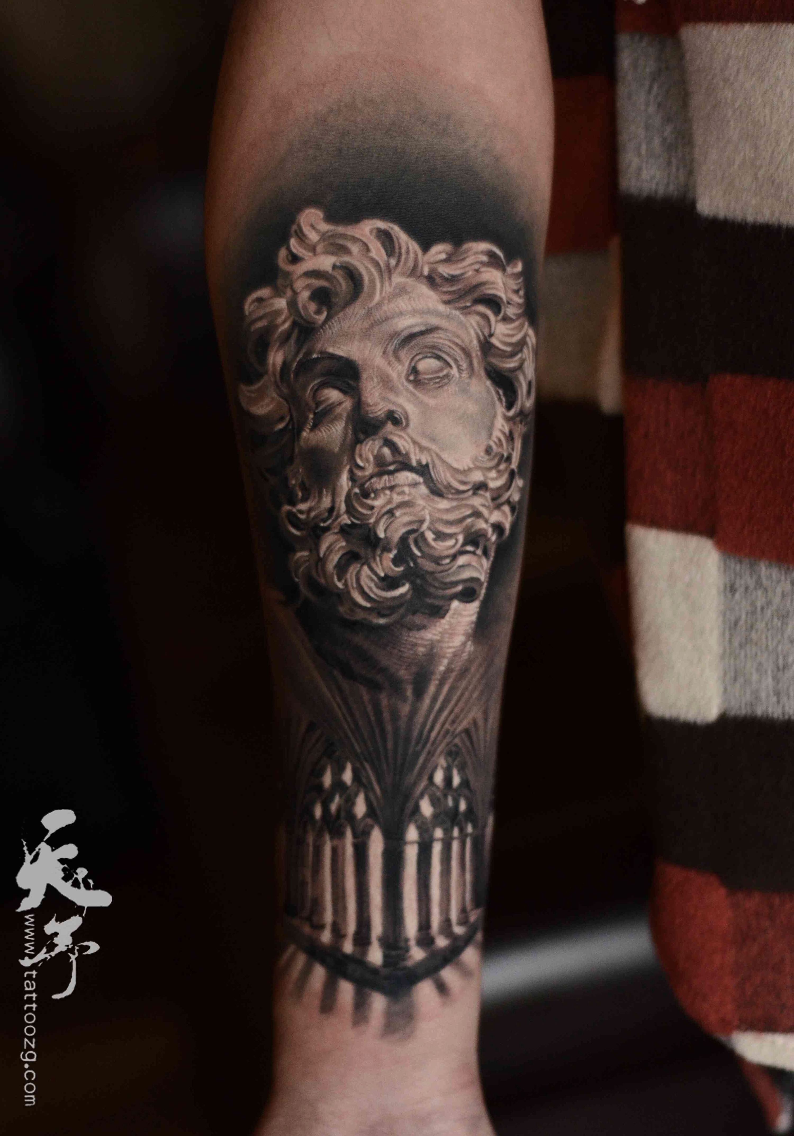 西安天予刺青写实作品:写实雕塑_西安天予刺青-站酷zcool