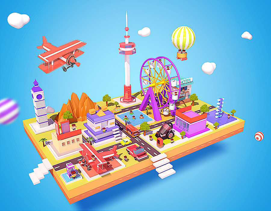 C4D三维场景（刚出炉）（图ZNTYxMjYwMzI=） - 场景 - 站酷设计师Superfanfan原创素材 - 站酷ZCOOL