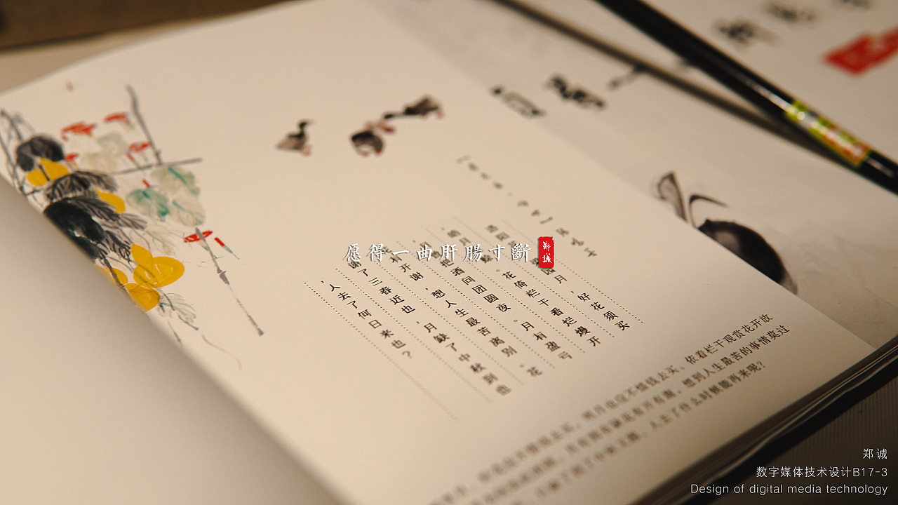 《愿得一曲肝肠寸断》书籍装帧设计摄影 —— 龙鳞装（图ZMTk0NzM0NDMy） - 书籍/画册 - 站酷设计师杰尼老大原创素材 - 站酷ZCOOL