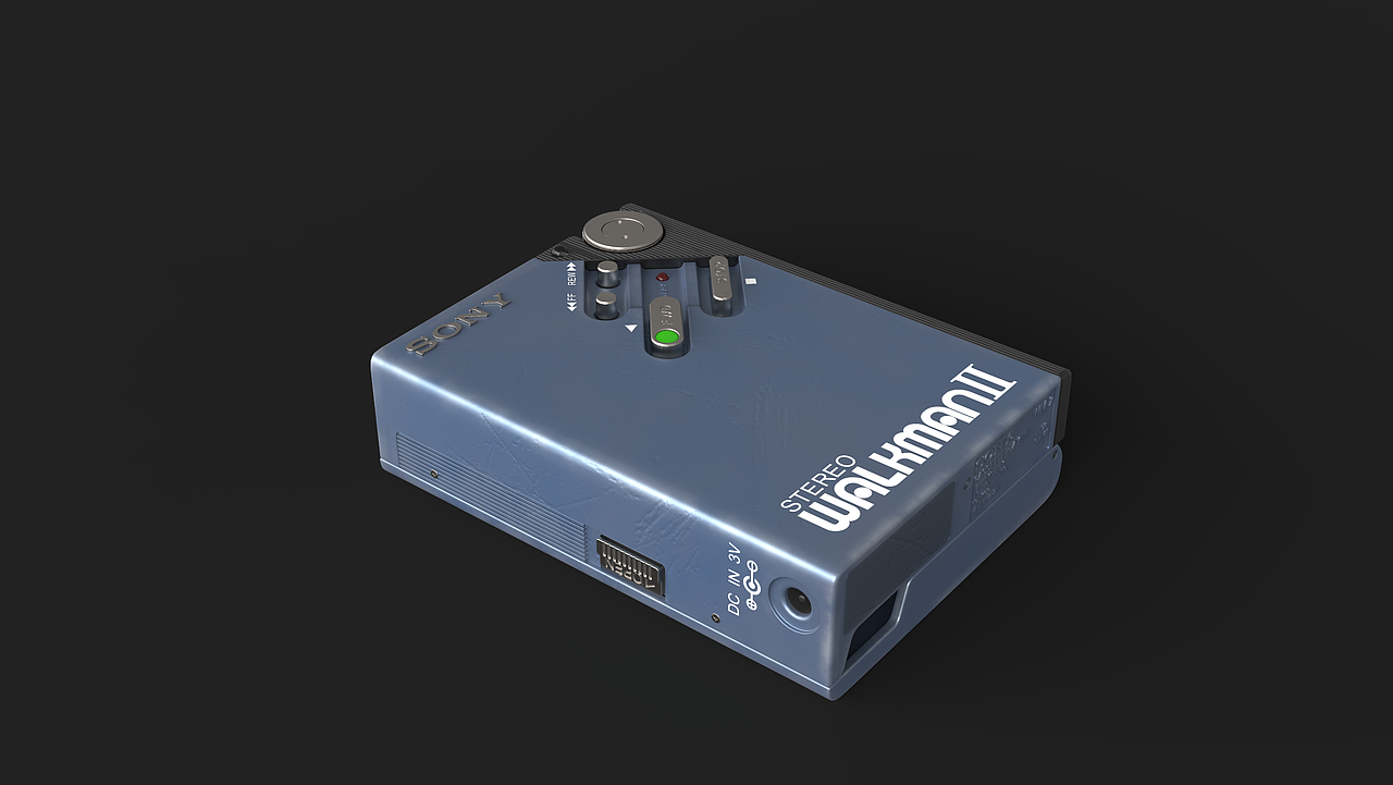 Sony Walkman渲染练习（图ZMjI0ODU1ODM2） - 电子产品 - 站酷设计师TediousOddity原创素材 - 站酷ZCOOL