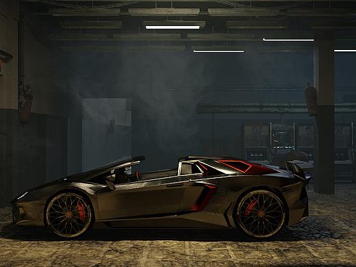 汽车场景的搭建和渲染（个人主页-ZNTEwOTE2Njg=） - 场景 - 站酷设计师D6vj原创素材 - 站酷ZCOOL