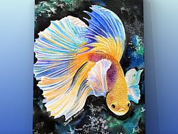 水彩·魚(yú)