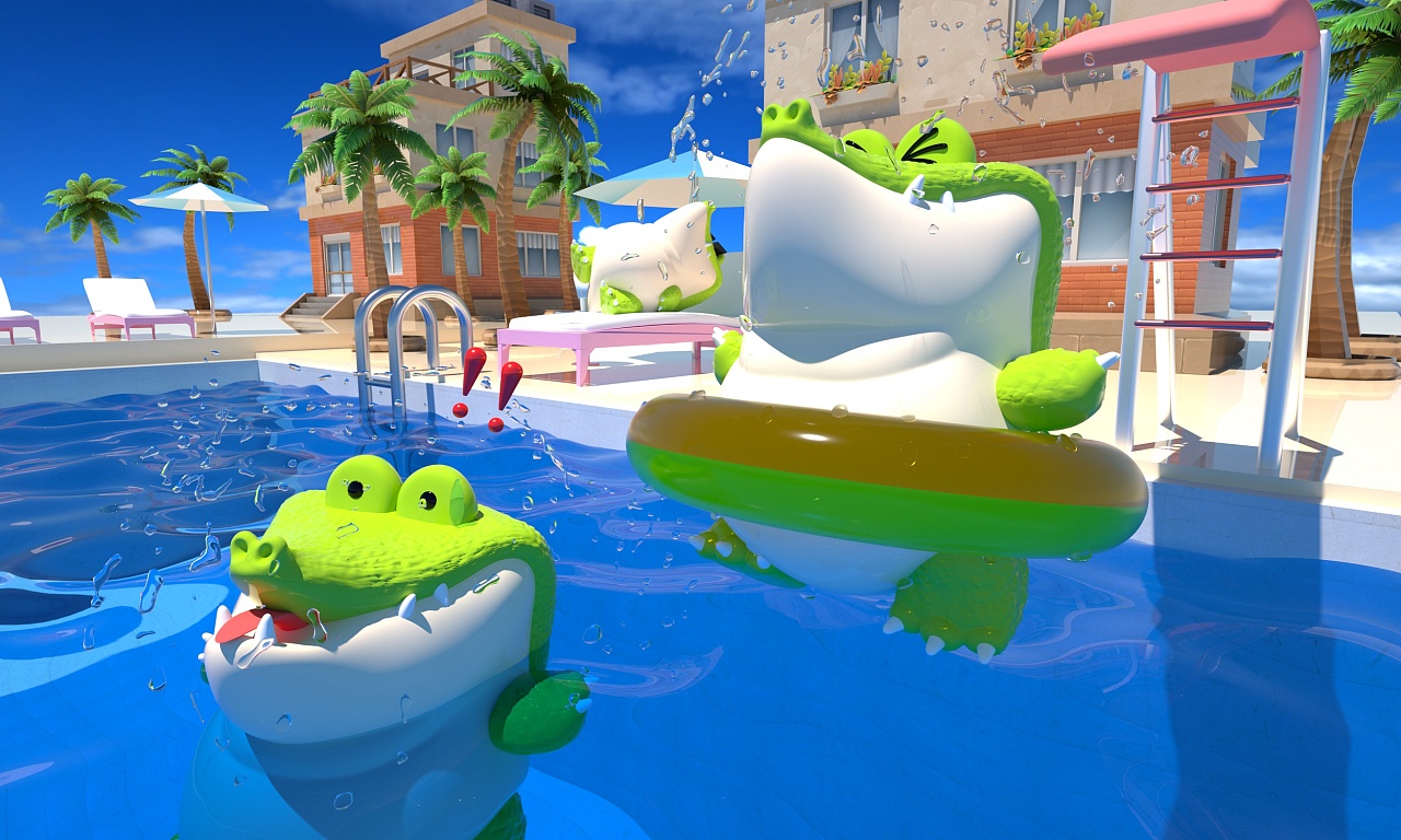 潮玩ip作品小鳄鱼