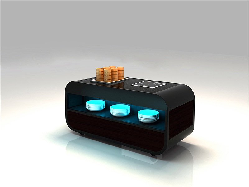 酒店宴会折叠布菲台定制 折叠布菲台图片