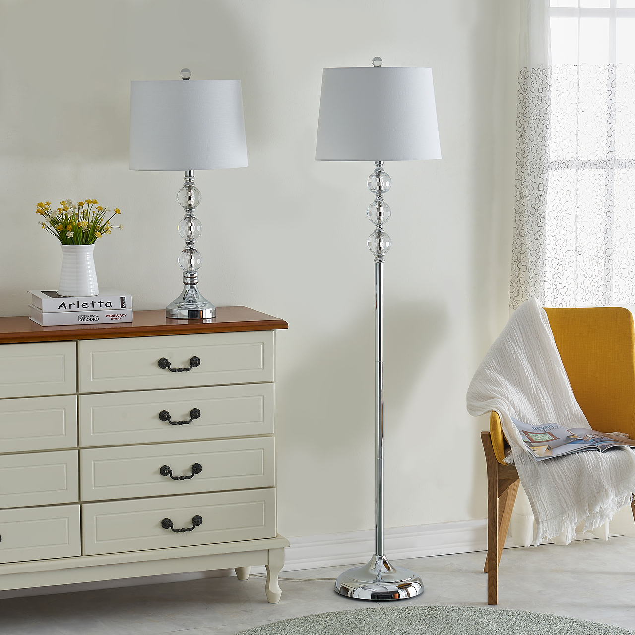 落地灯台灯组合