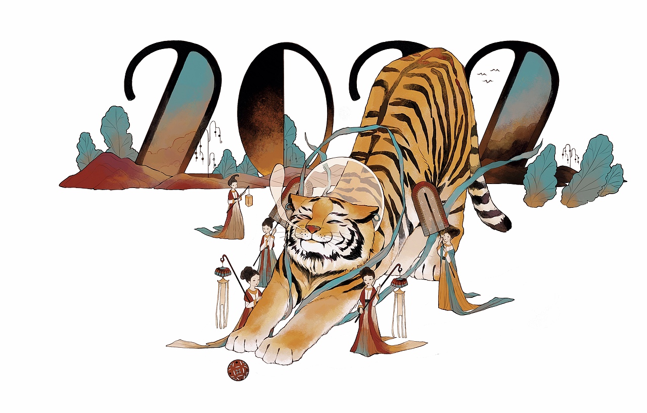 大猫猫年（图ZMjg2ODExOTIw） - 创作习作 - 站酷设计师山常原创素材 - 站酷ZCOOL