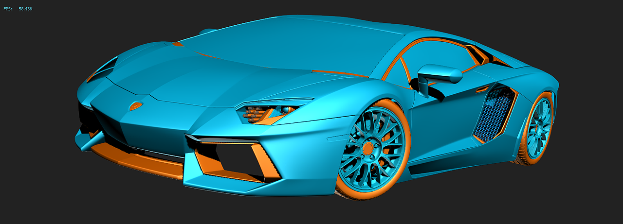 3DMAX建模Lamborghini Aventador LP700-4（图ZMjA3NDMyNjQ=） - 机械/交通 - 站酷设计师XIANHUA原创素材 - 站酷ZCOOL