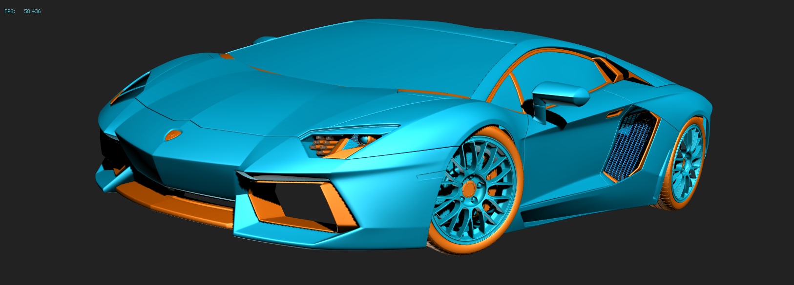 3dmax建模lamborghini aventador lp700-4