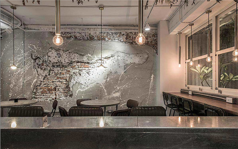 成都工业风餐厅设计|成都复古餐厅设计