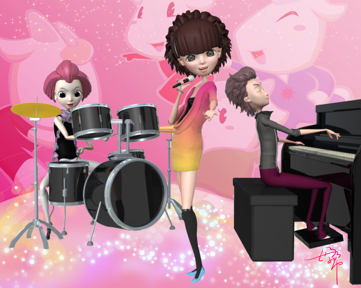 三维|动漫|姓王小的王小脆 - 原创作品 - 站酷 (zcool)