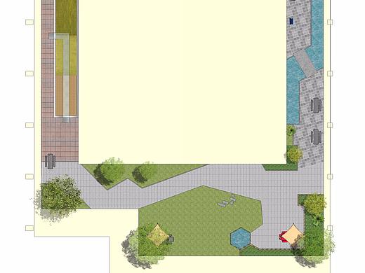 国际学校 屋顶花园