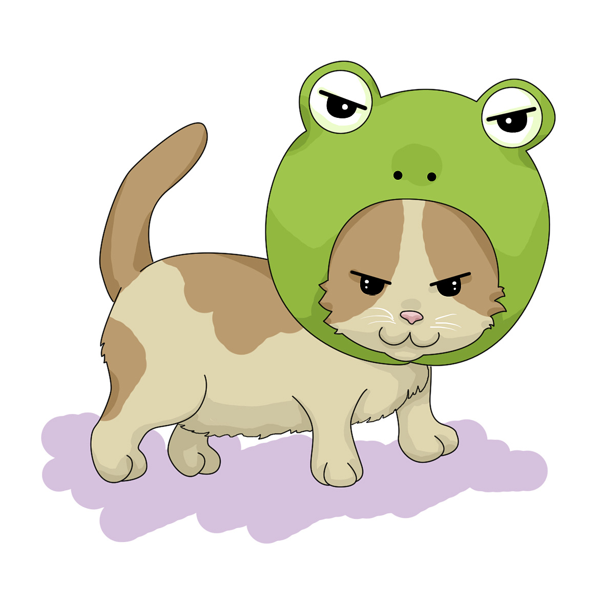 收藏 躲猫猫的喵星人~ 收藏 穿盔甲的喵星人~ 收藏 带青蛙头套的喵星