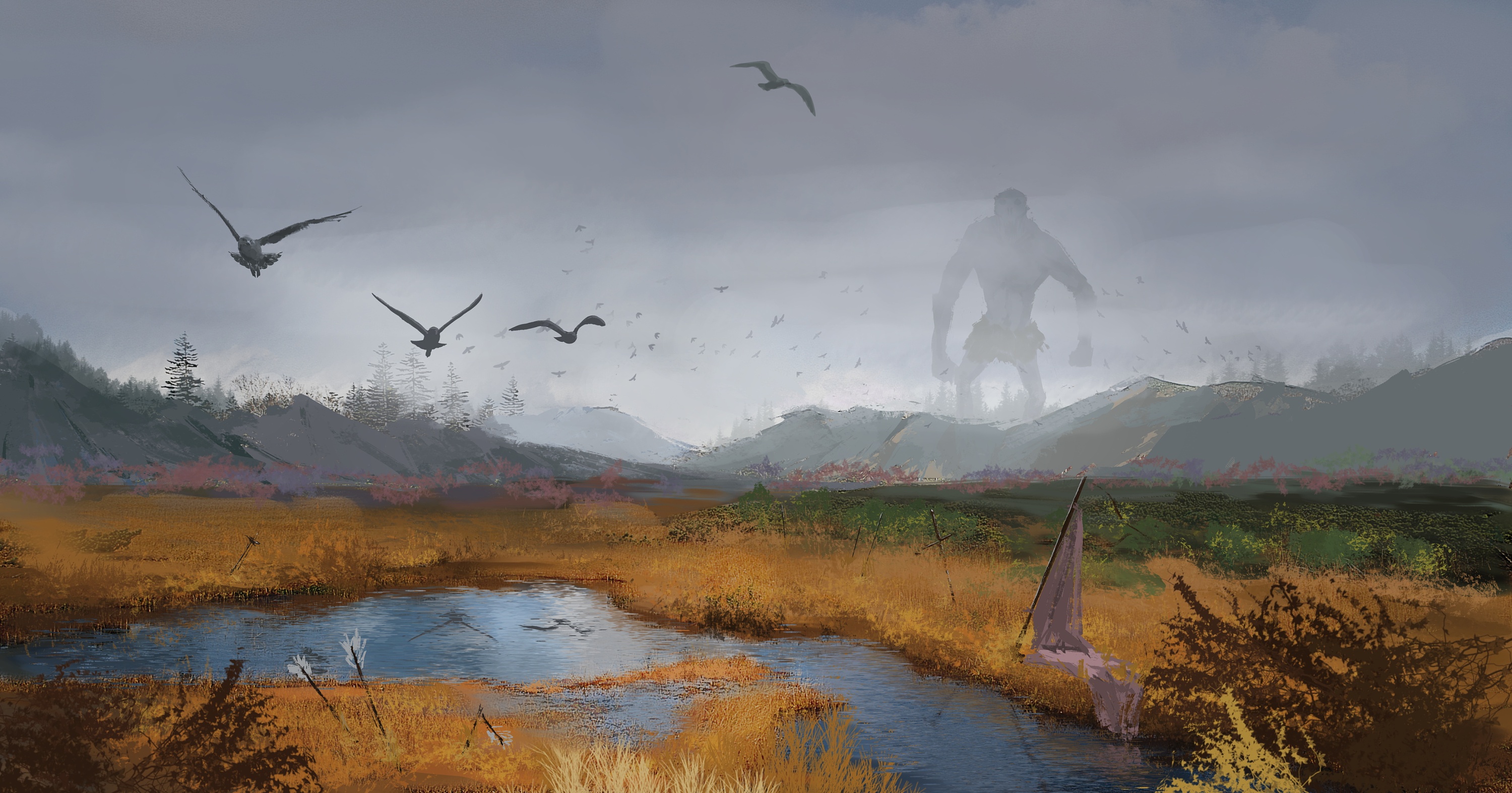 场景氛围图|插画|概念设定|siyu_ - 原创作品 - 站酷 (zcool)