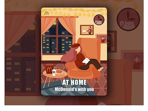 一个人系列插画