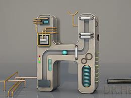 C4D 字母动效