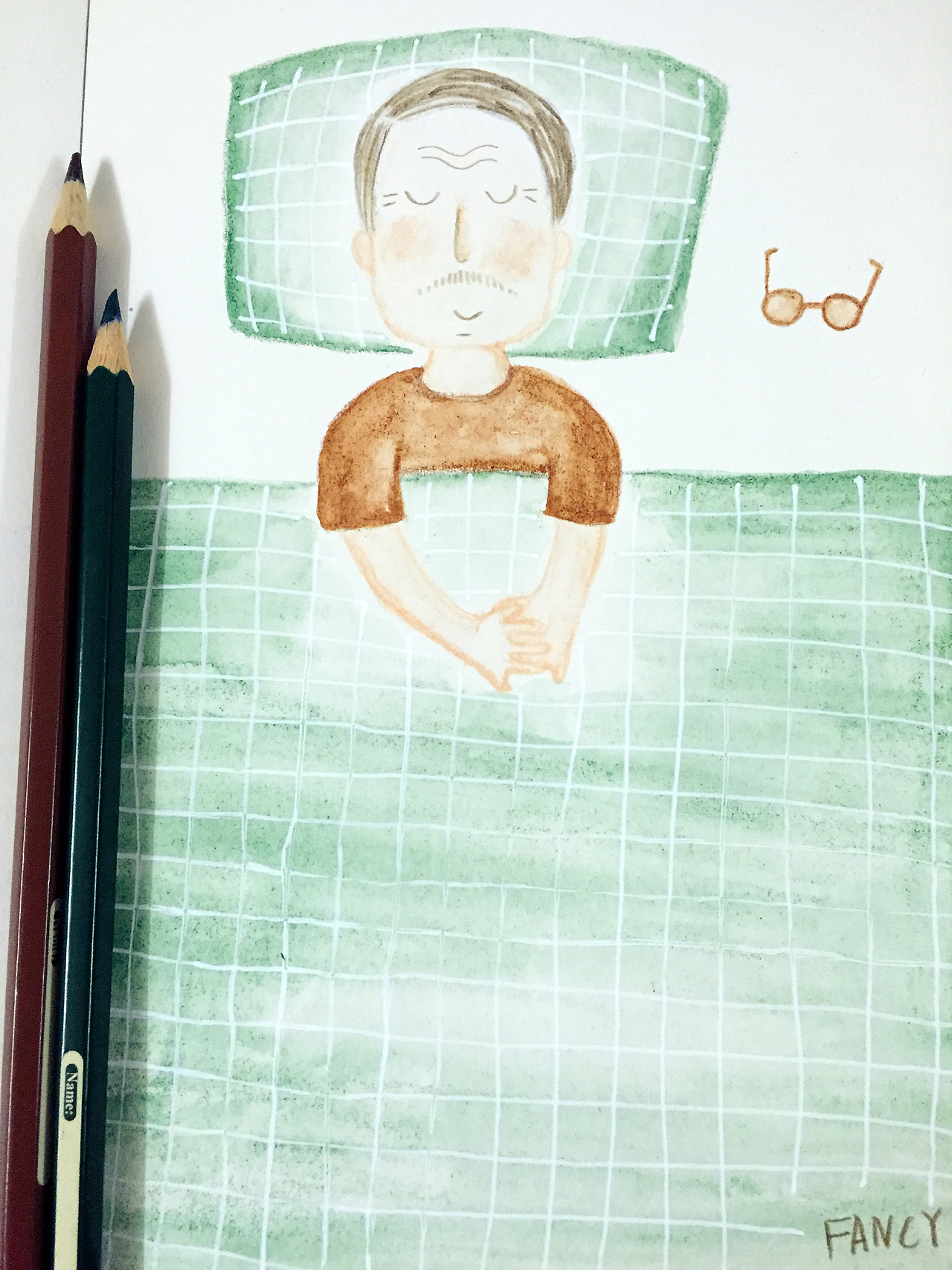 睡着了~（图ZNTc3NjAzNDQ=） - 创作习作 - 站酷设计师L番喜原创素材 - 站酷ZCOOL