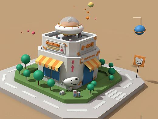 C4D练习 | 每天进步一点点