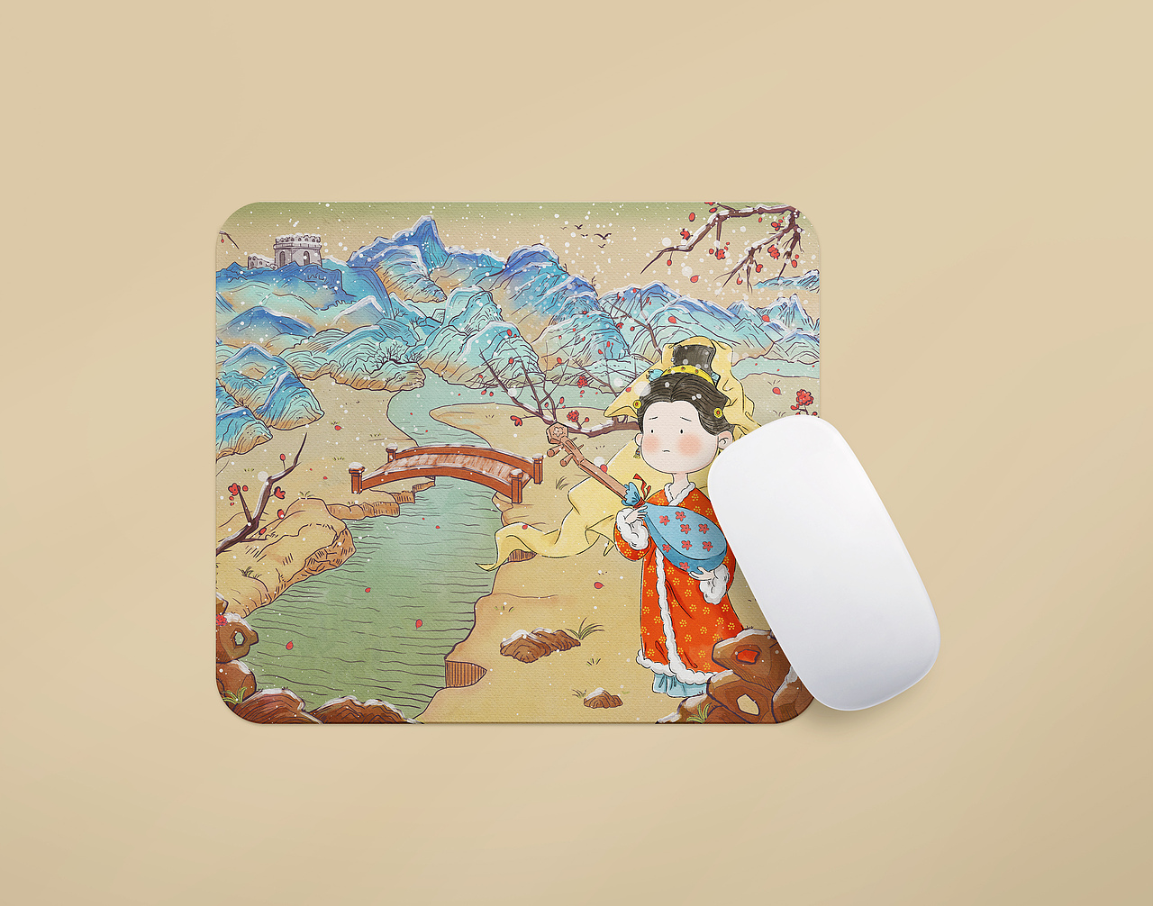 《昭君出塞》国风插画绘本（图ZMzMxMTIxODM2） - 商业插画 - 站酷设计师非凡品牌设计原创素材 - 站酷ZCOOL