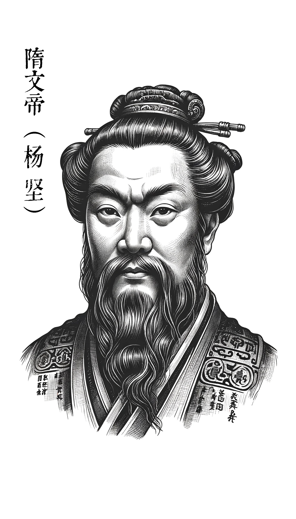 复原古代功绩显赫皇帝君主之 隋文帝(杨坚)