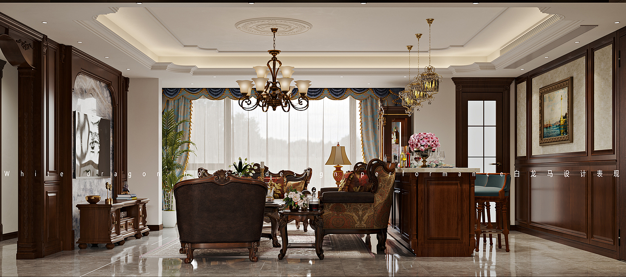 南洋复古——白龙马效果图